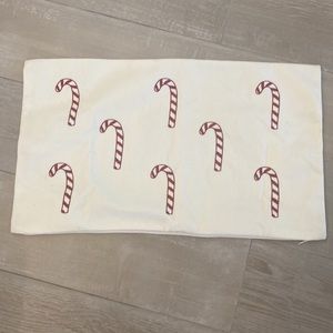 Pottery Barn Candy Cane Christmas Pillow Cover 16x26